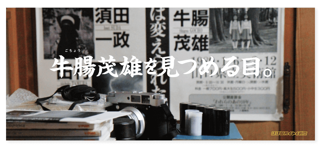 牛腸茂雄を見つめる目。