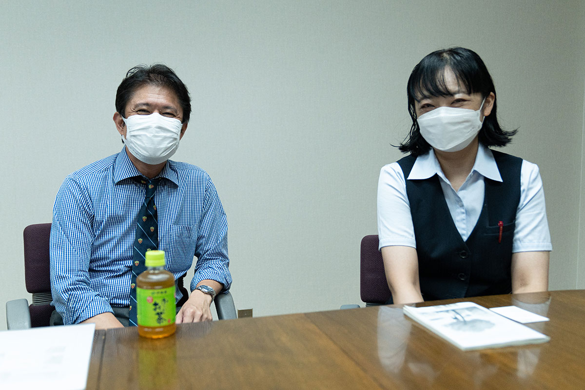 ▲左から森さん、工藤さん。