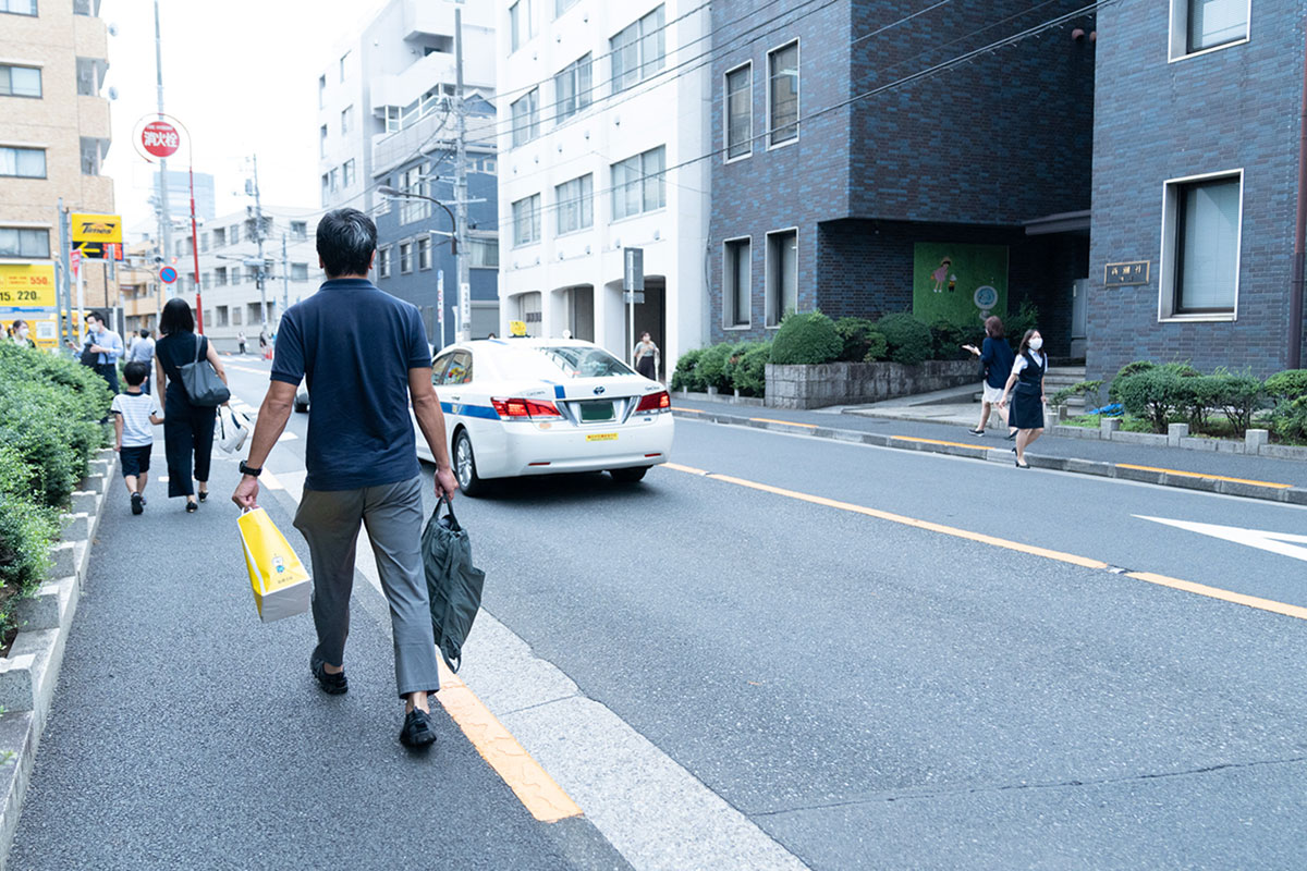 ▲私の荷物を全部持ってくれる
心優しい松本さん。