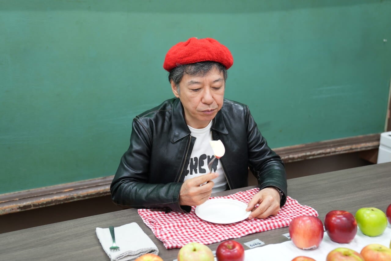 ▲「さんたろう」を試食。