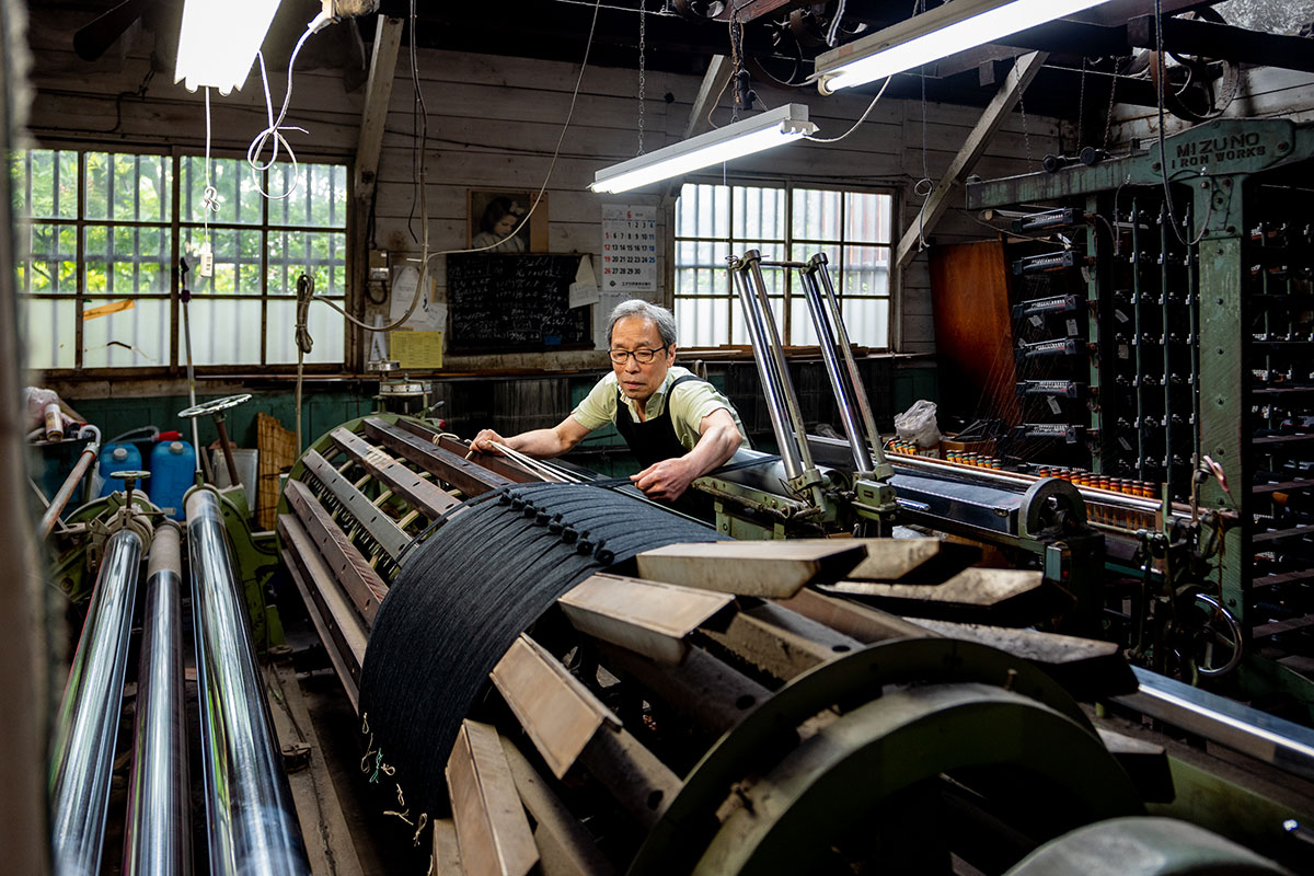 ▲太い筒状のものがビーム。