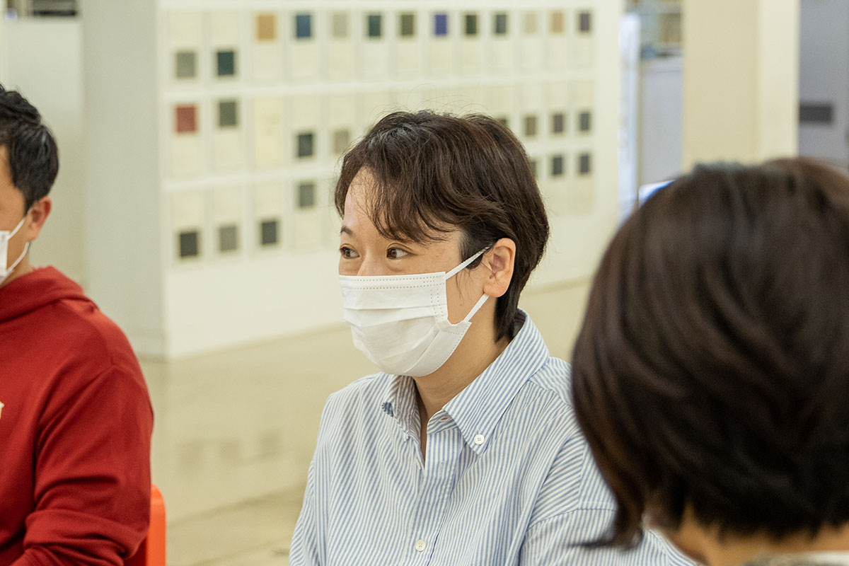 ▲三星毛織 森谷佳苗さん