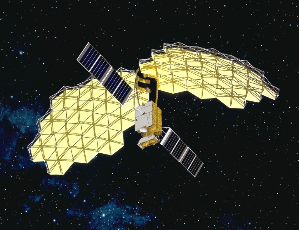 技術試験衛星VIII型(ETS-VIII)　ETS-VIII想像図 ©JAXA