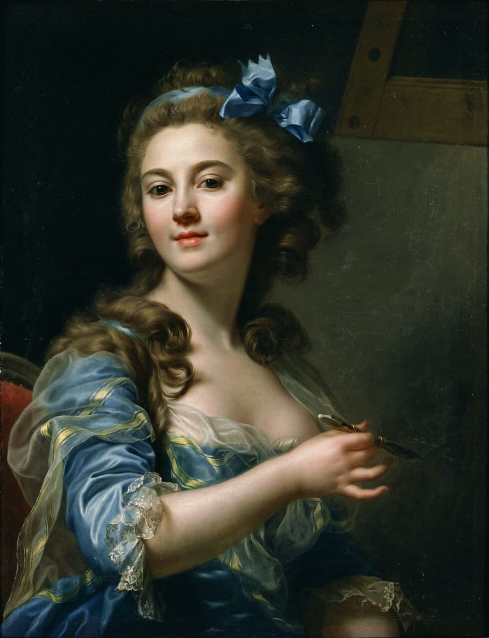 油絵人物 マリーガブリエルカペ 国立西洋絵画美術館 フランス 肖像画