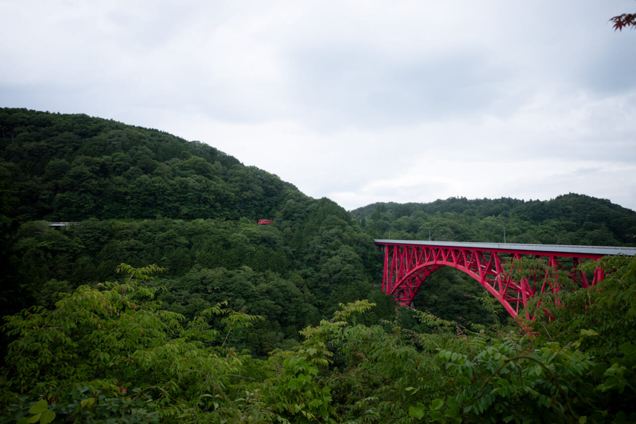 ▲ゆっくりとトンネルに入っていく列車。
