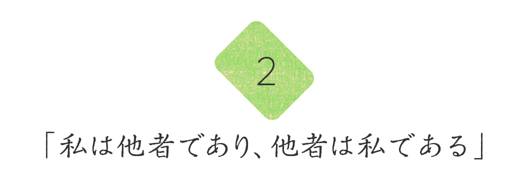 第２回　「私は他者であり、他者は私である」