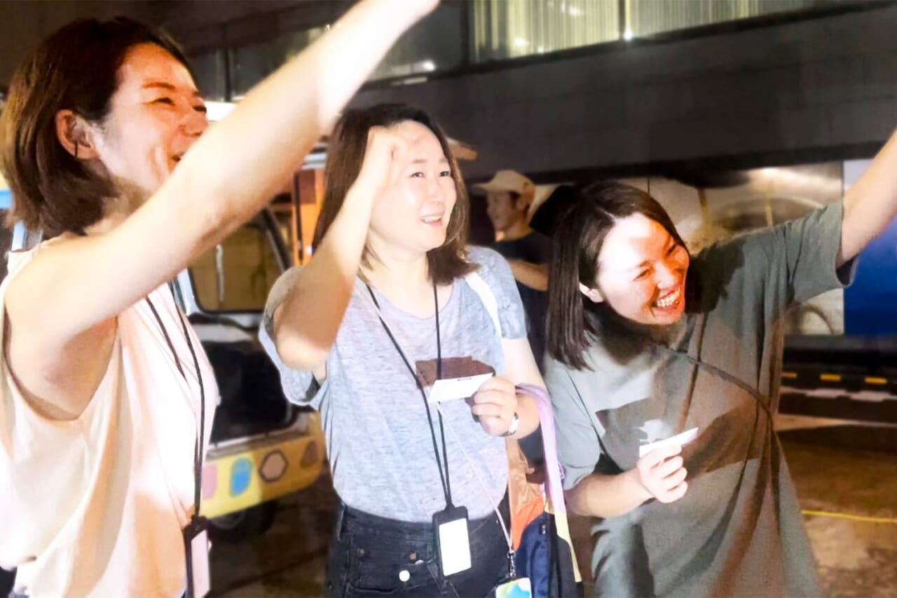 気合いMAXのジンズさん。圧勝されないように、がんばります！　