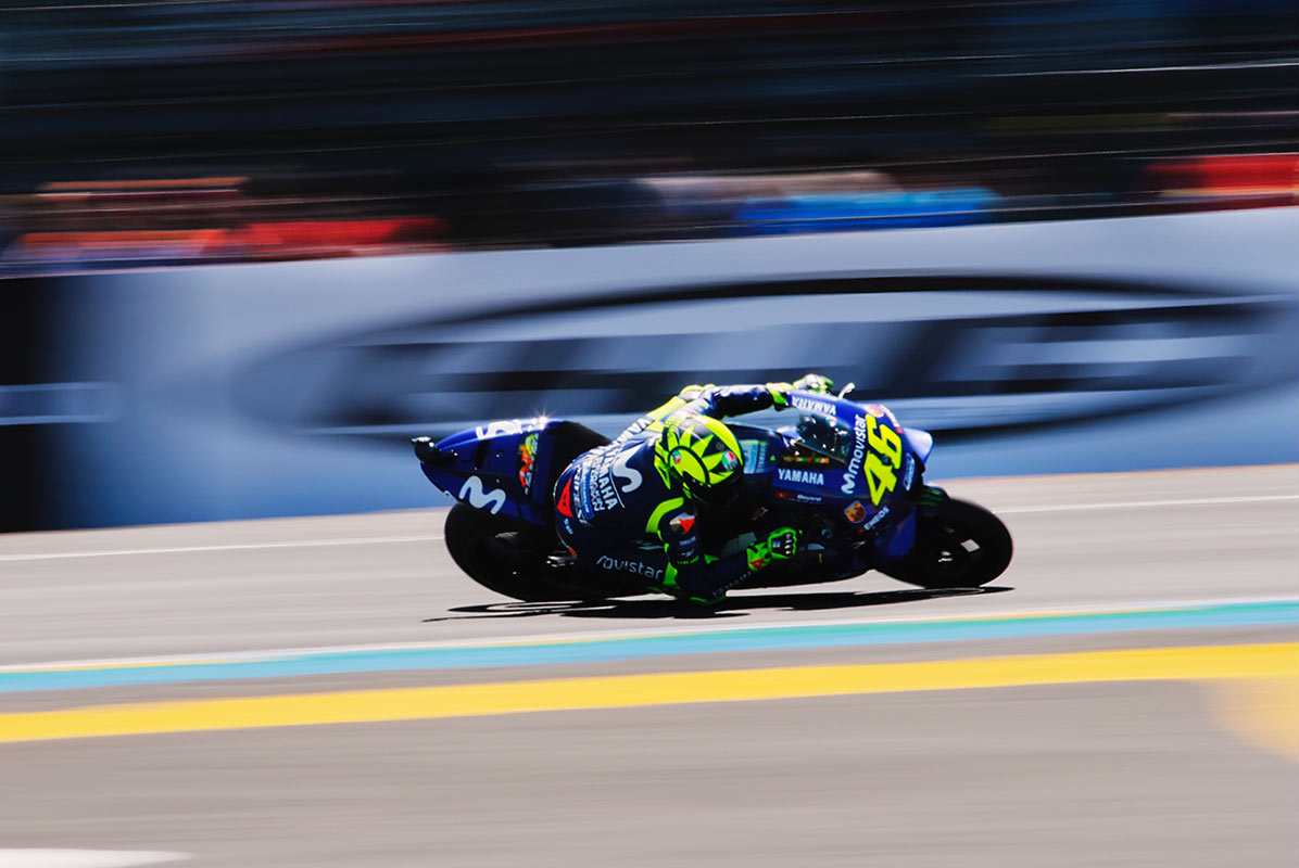 Valentino Rossi MotoGP / Le Mans France 2018 ©Osamu Yajima