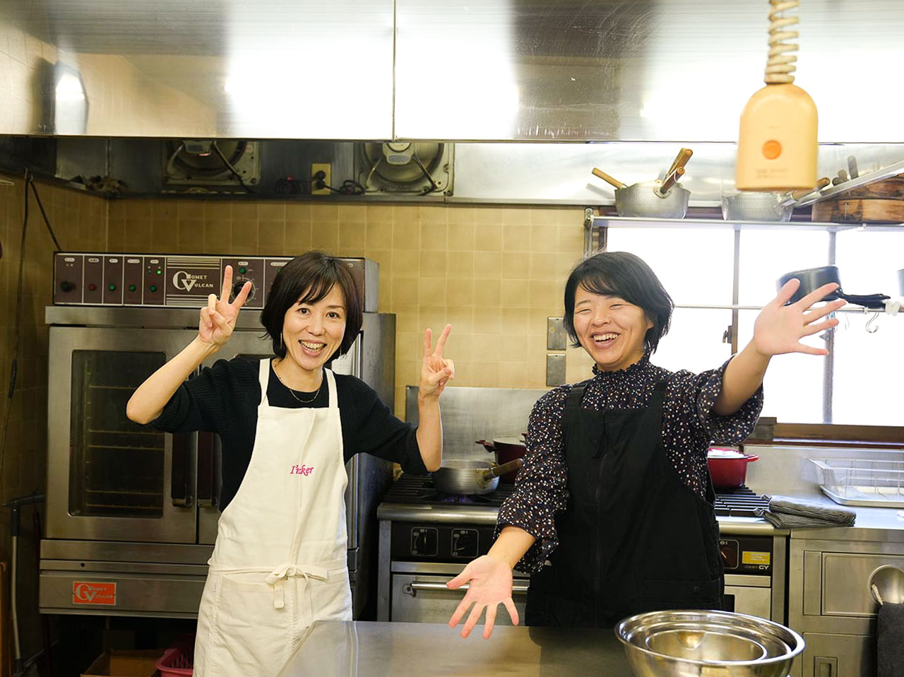 ▲チャレンジする食品チームのたけうち、みやの。