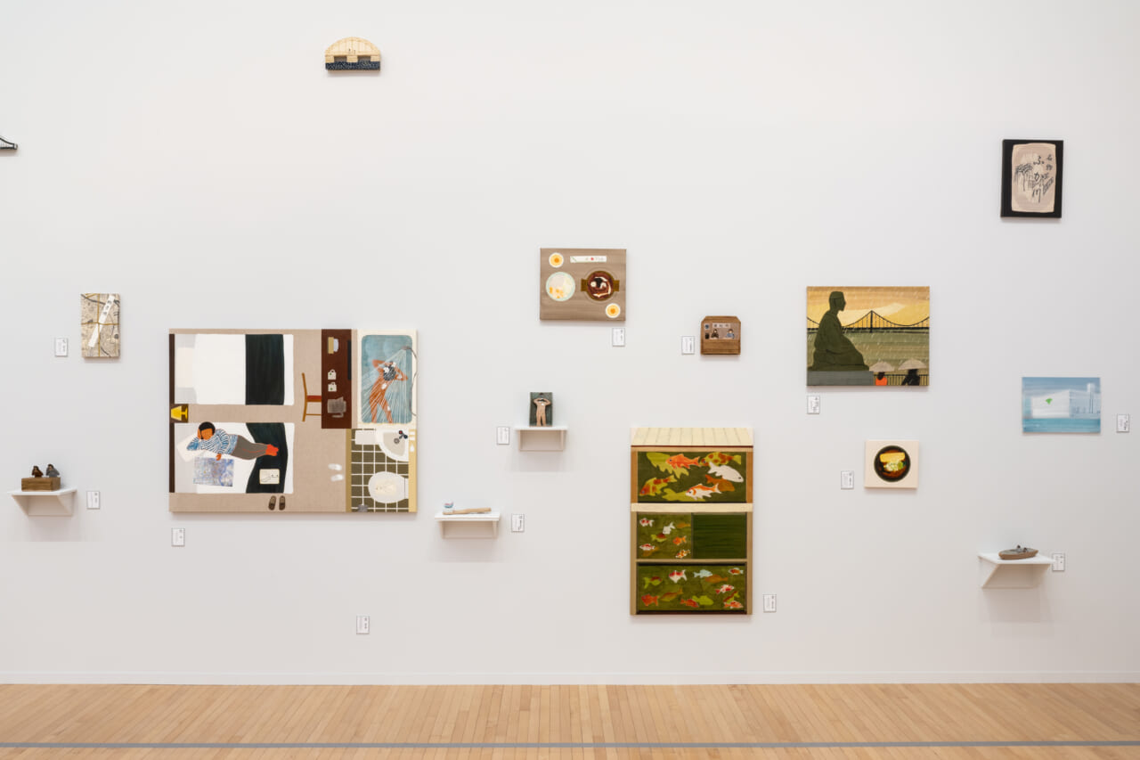 ワタリドリ計画（麻生知子、武内明子）《シリーズ　深川の旅》2020／「MOTコレクション　歩く、赴く、移動する　1923→2020」展示風景（2023） Photo:Masaru Yanagiba