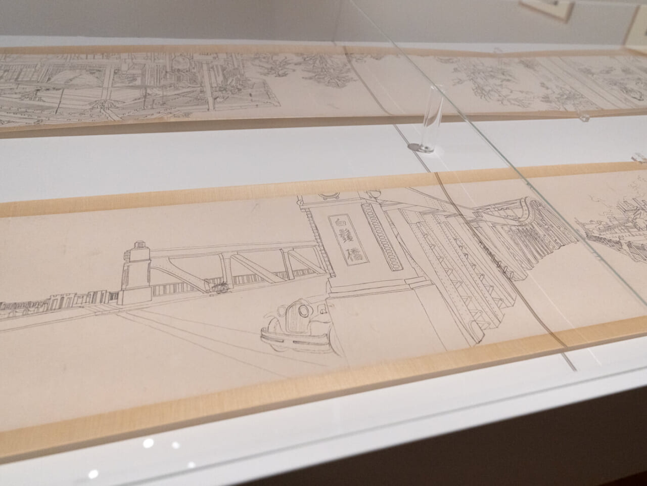 藤牧義夫《隅田川両岸画巻 No.2》1934（部分）