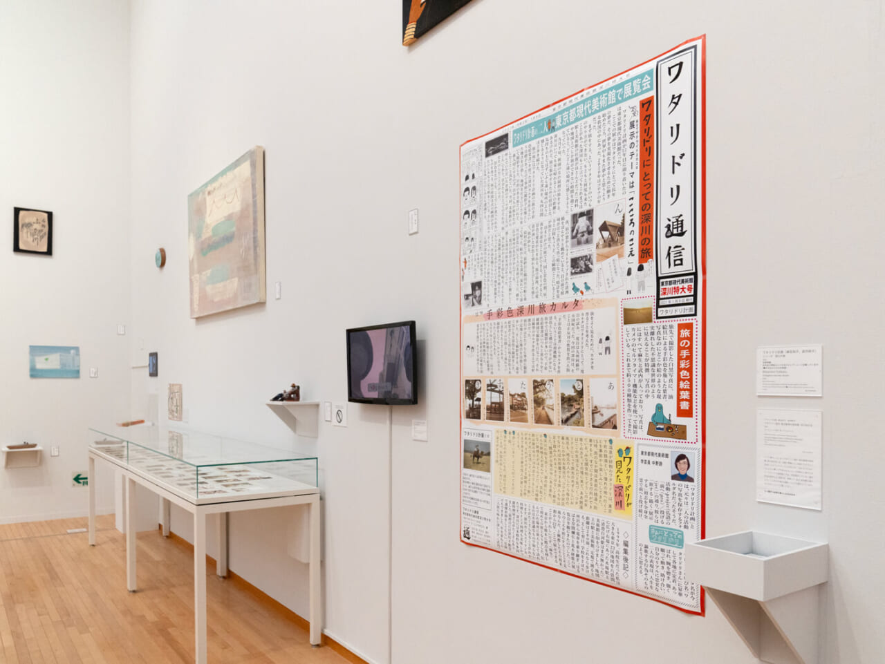 MOTコレクション「歩く、赴く、移動する　1923→2020」ワタリドリ計画（麻生知子、武内明子）作品展示風景