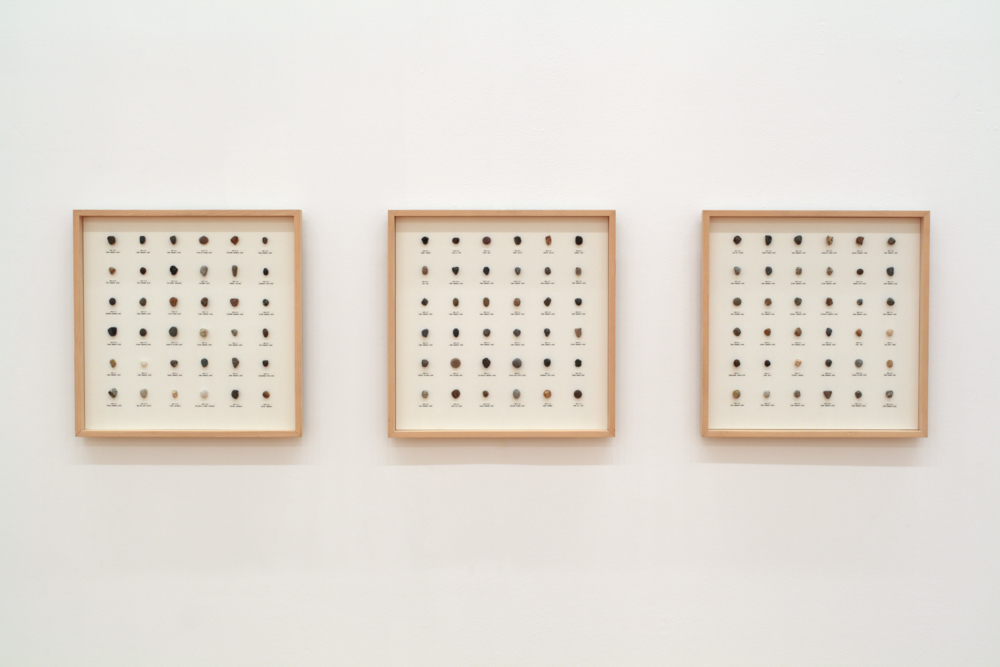 栗田宏一《POYA DAY—満月の夜の小石拾い》1991-99　Photo: Shizune Shiigi