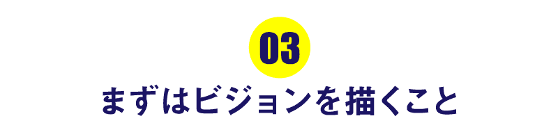 第３回 まずはビジョンを描くこと