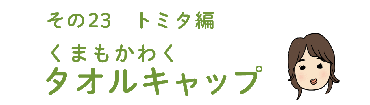 その23 トミタ編 　ねむれないくまのために 「くまもかわくタオルキャップ」