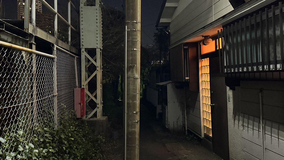 ▲夢の中みたいな道