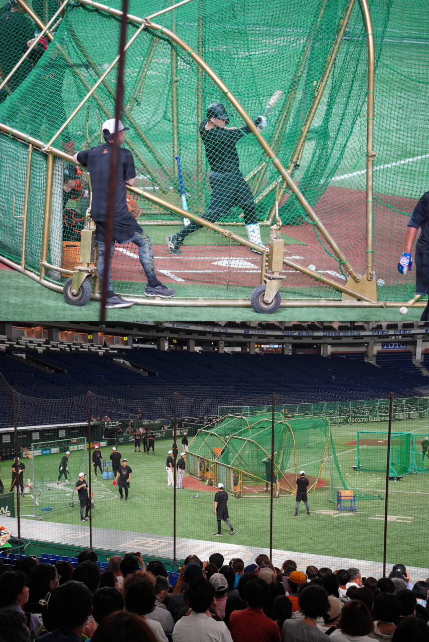 ▲真剣だったり、なごやかだったり、貴重な練習風景。