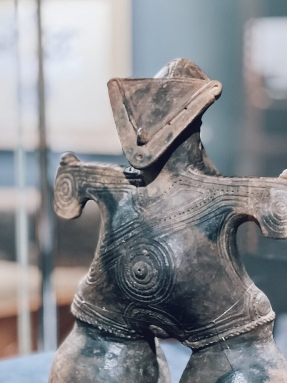 国宝「土偶」仮面の女神（茅野市蔵）