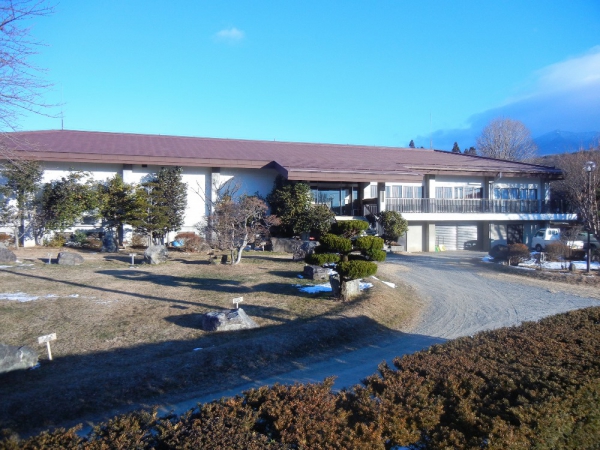 長野県富士見町にある井戸尻考古館の外観。