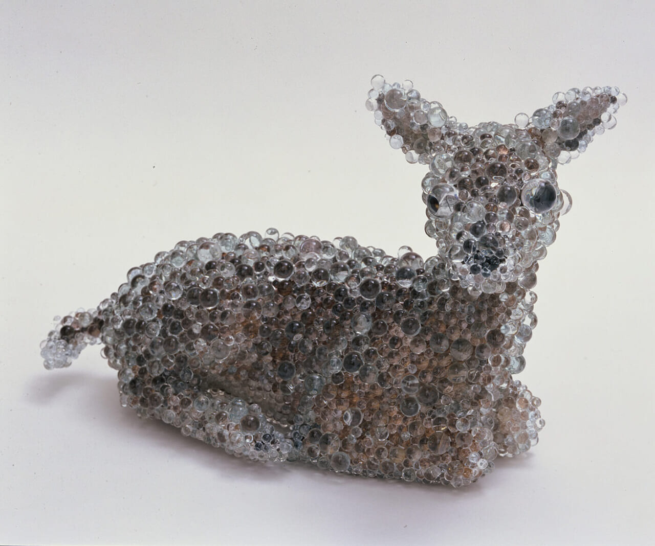 名和晃平《PixCell-Bambi #2》2006年 ミクストメディア