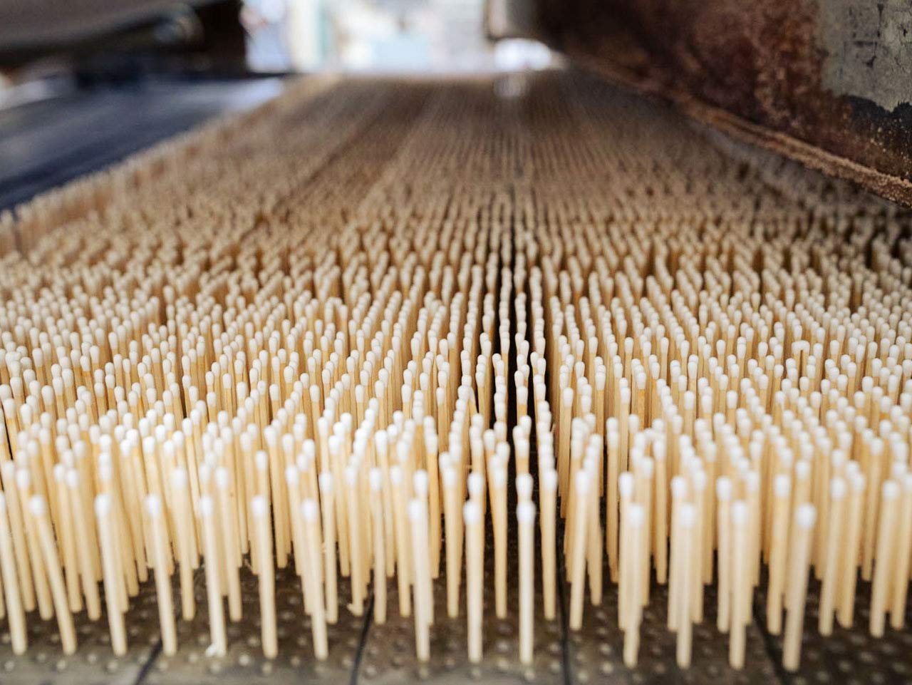 中をのぞくとマッチ棒だらけ！