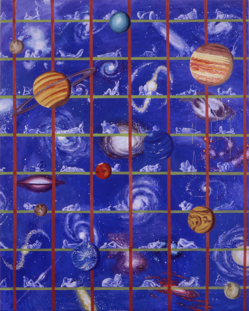 横尾忠則 《誰か故郷を想わざる》 2001年 カンヴァスに油彩 ©Tadanori Yokoo