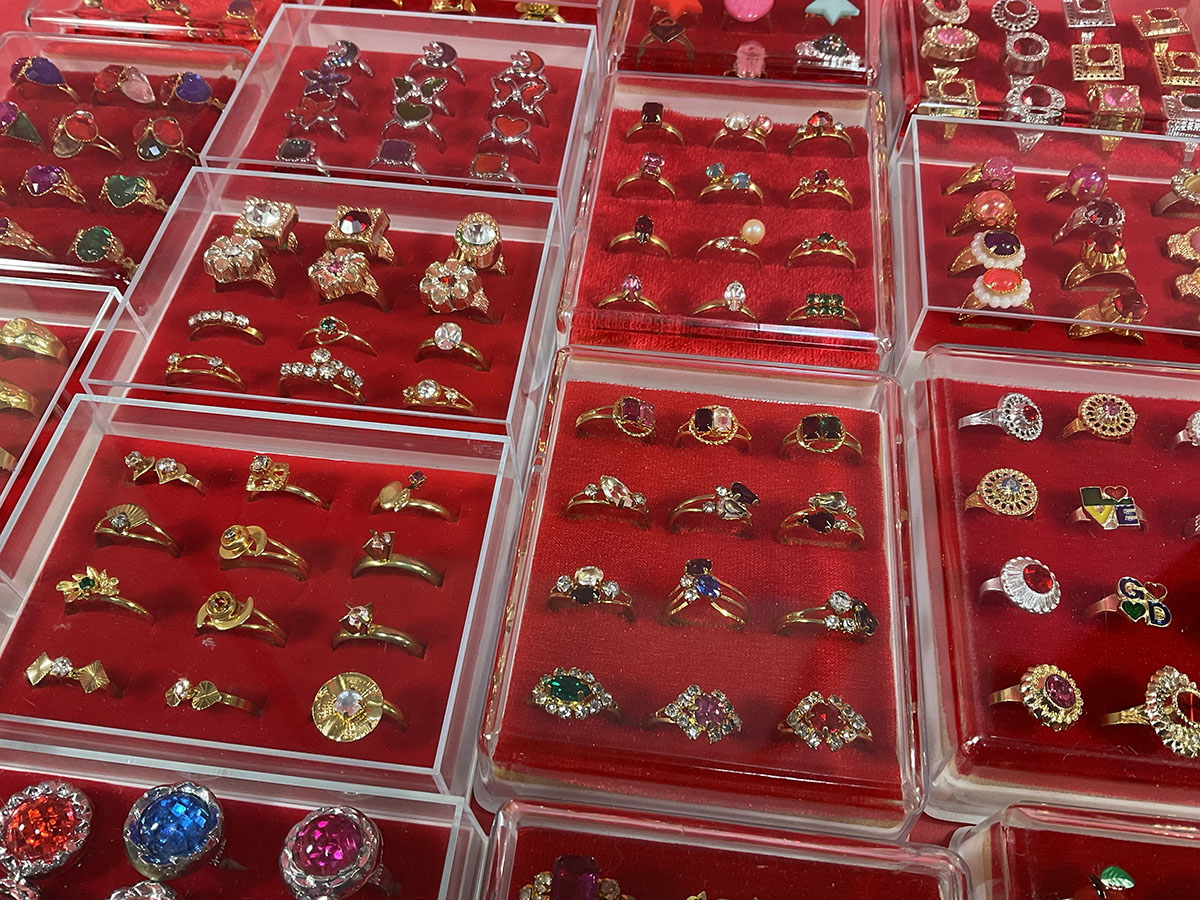 ▲あこがれが詰まった、大倉トーイの指輪。