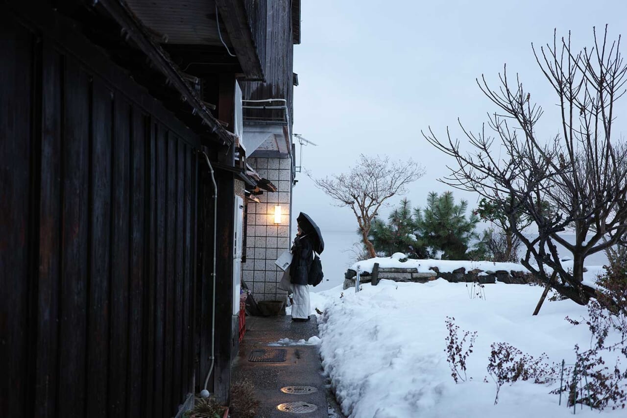 福寿旅館さんに到着しました。おじゃまします！