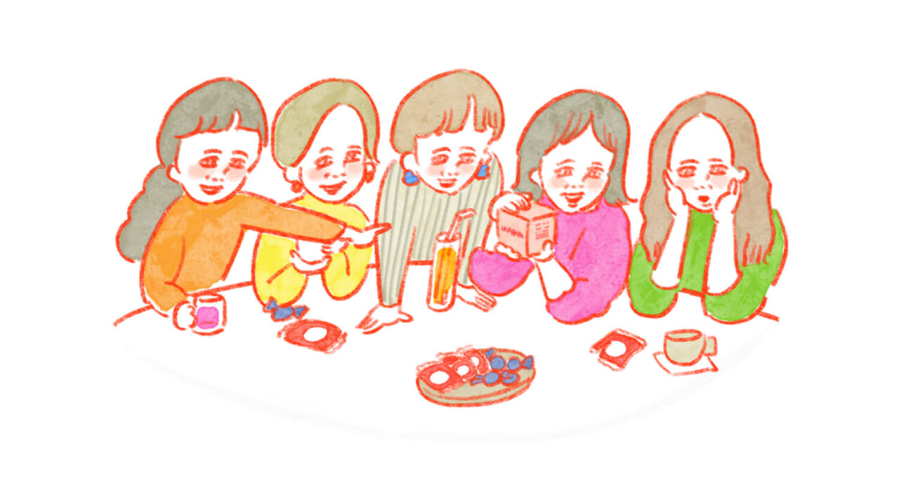 ほぼ日「つきのみせ」でもイラストを描いていただきました。