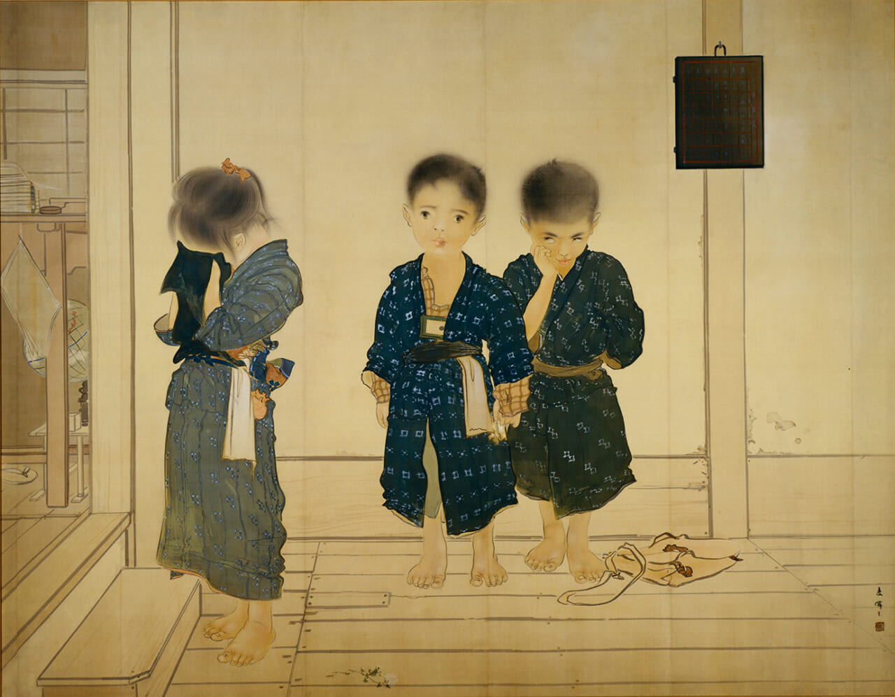 土田麦僊《罰》1908 京都国立近代美術館