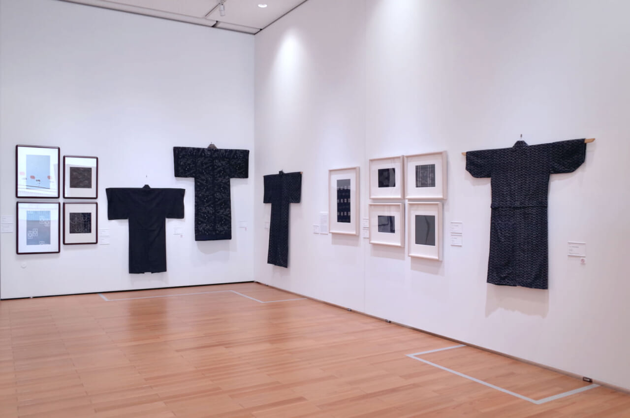 コレクション展 鳥取県の工芸 ─ 絣織の美 会場風景