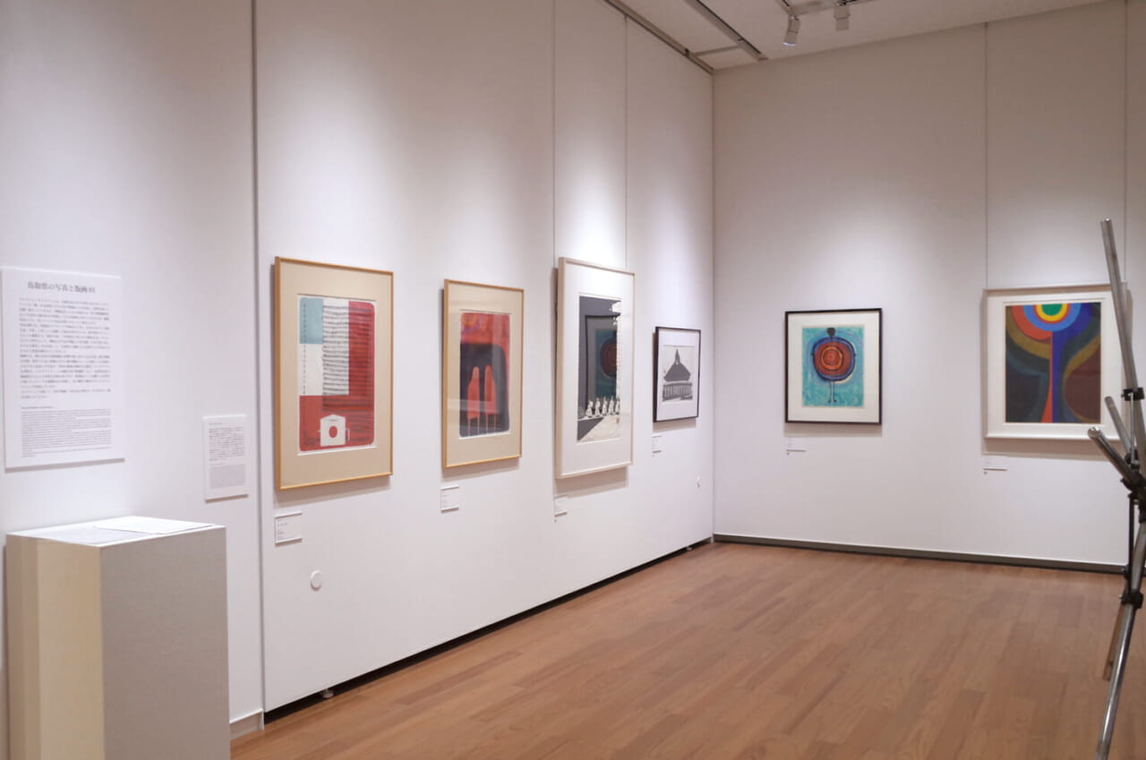 コレクション展 鳥取県の写真と版画01 会場風景