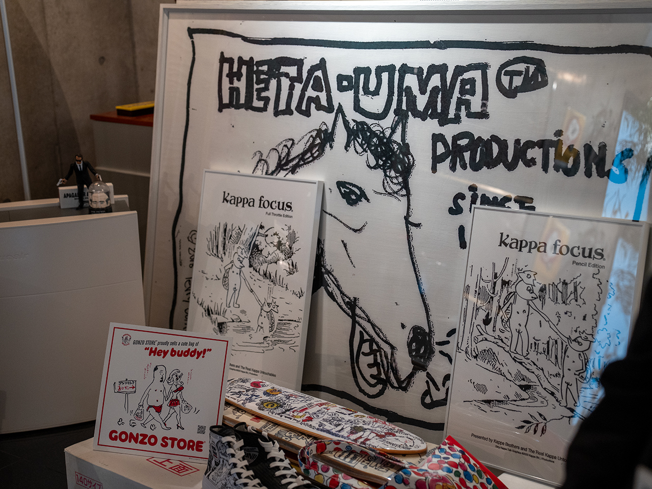 ▲大きな馬の絵。