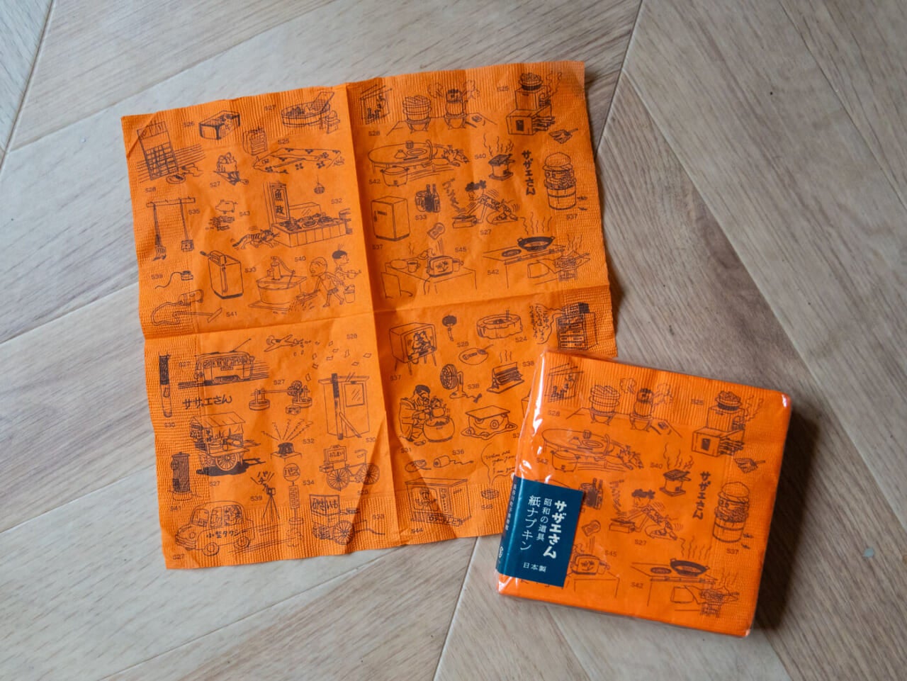 第7回 サザエさんの紙ナプキン！ | ミュージアムグッズ愛好家の大澤
