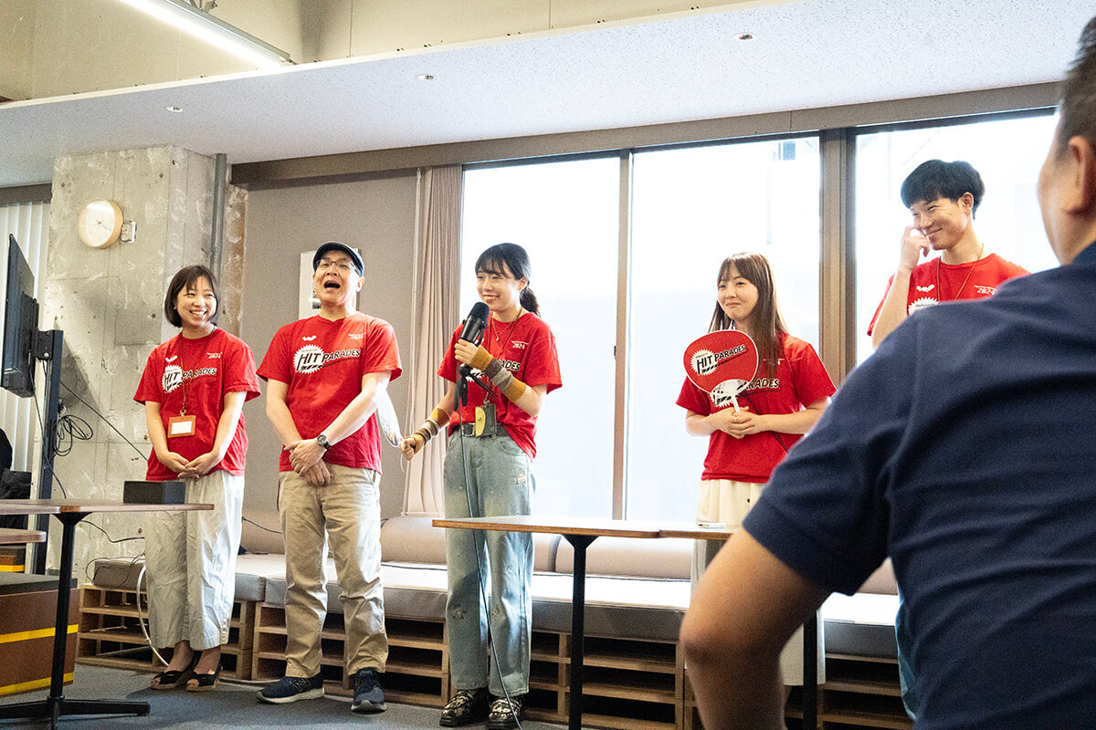 ▲「去年まではちょっと、勝ちたい気持ちが強すぎて、ピリピリしちゃってたんですけど、今年はエンジョイがテーマなので。怖くないですよ」とお伝えしました。