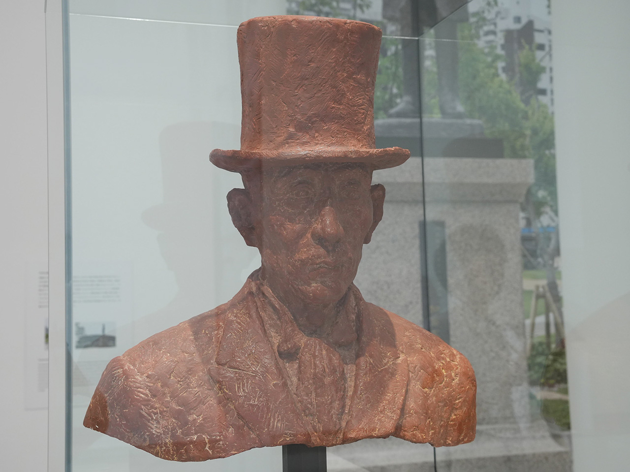 吉田正浪《加藤友三郎像》石膏原型 2008頃 修道学園蔵