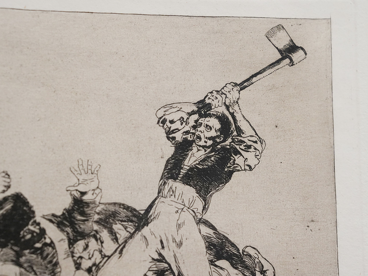 フランシスコ・デ・ゴヤ〈戦争の惨禍〉《3番 同じことだ》1810-14年（1863年初版）　長崎県美術館蔵