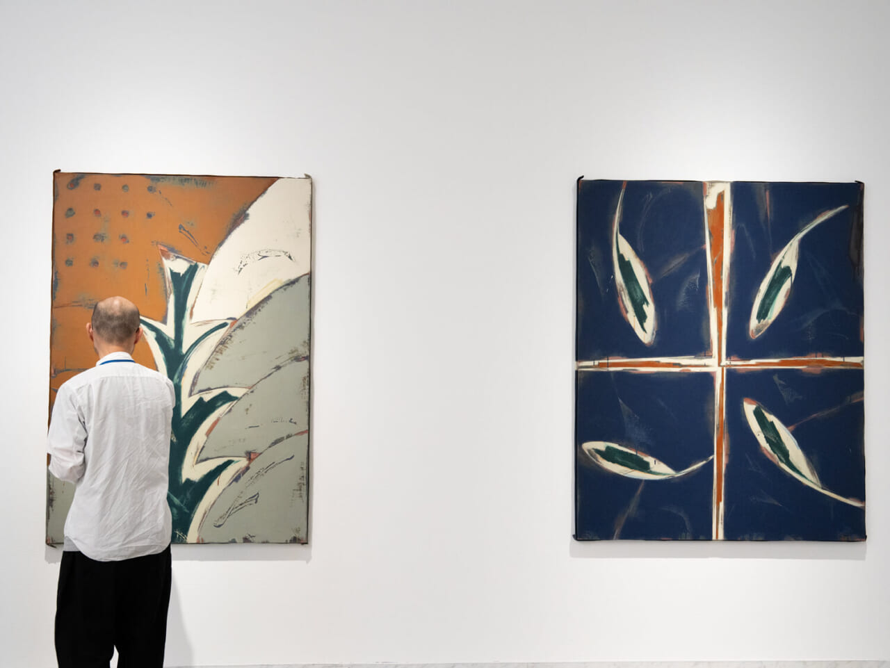 左｜野田裕示《WORK 1171》1999
右｜野田裕示《WORK 1155》1998