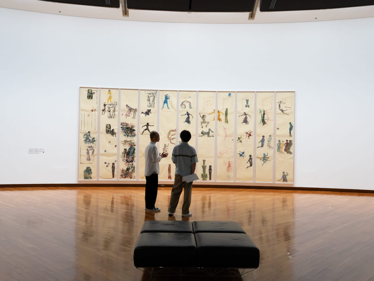 ナンシー・スペロ《天空の女神、エジプトの曲芸師》1987-1988