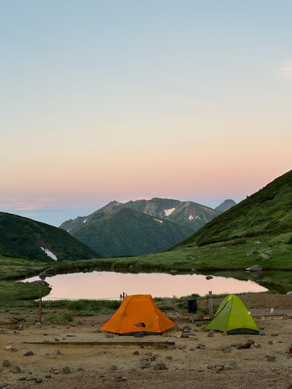 この写真は「北アルプス」に登ったときのもの。（白石さん提供）