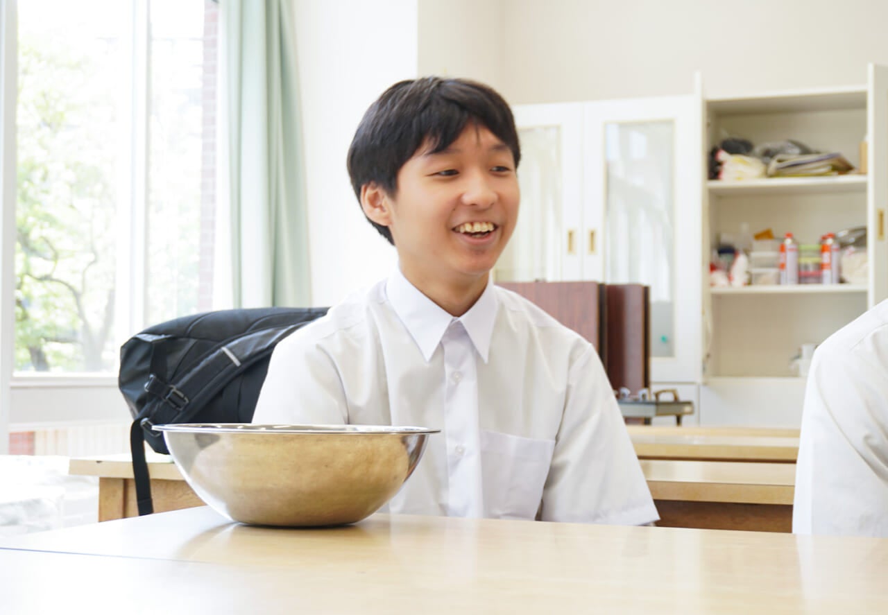 ▲小柳さん（２年生）