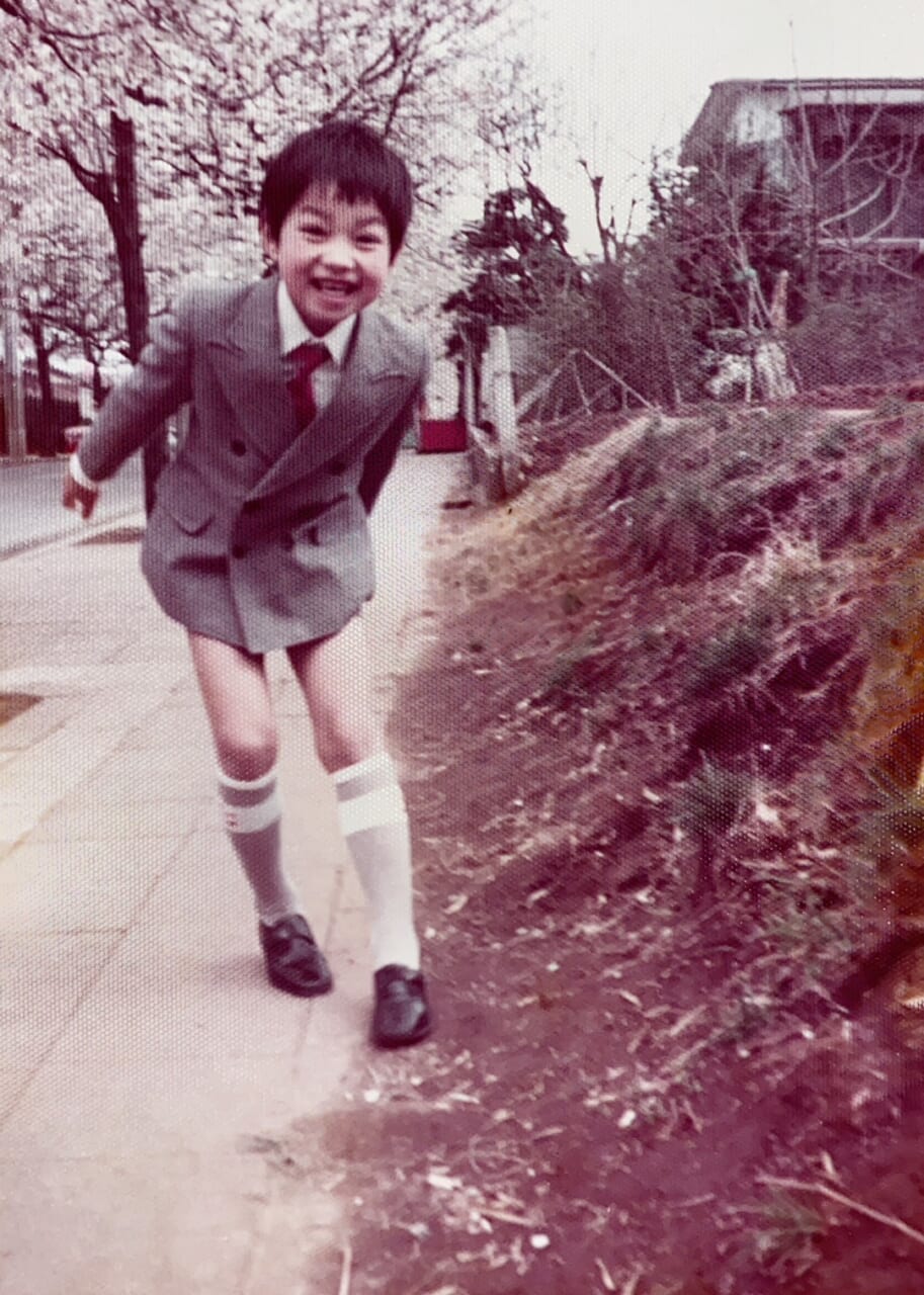 入学式のあと　
かわいい壮くん　
このころはまだ輝いてた✌🏻