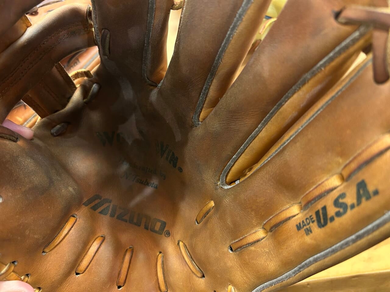 アメリカの革を取り寄せて、名匠坪田さんが作ってくださった