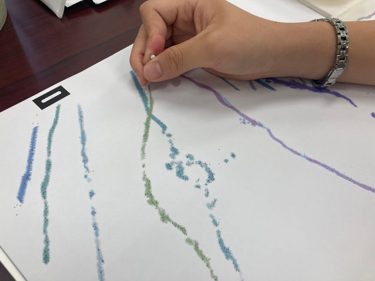 花火に転々を打つ