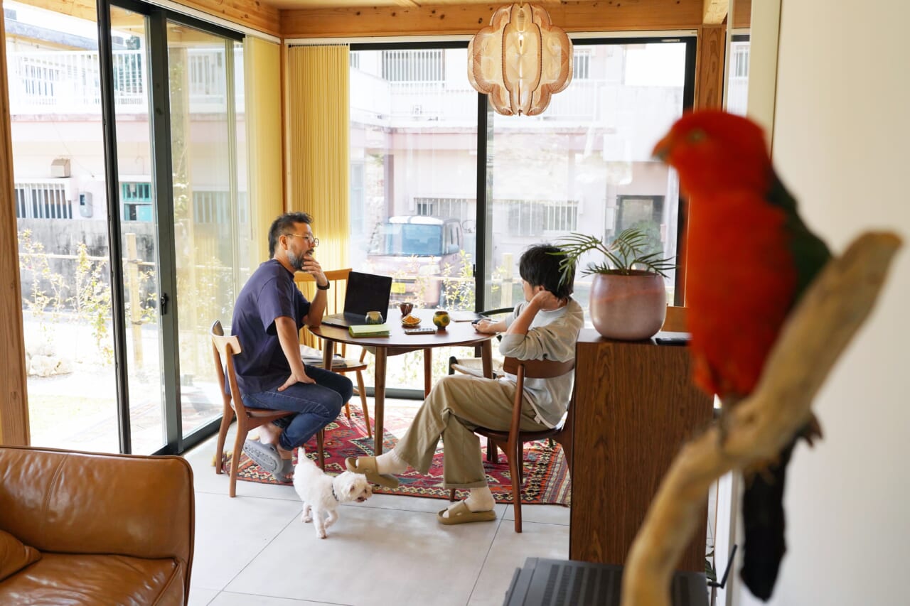 石垣島の真新しい家