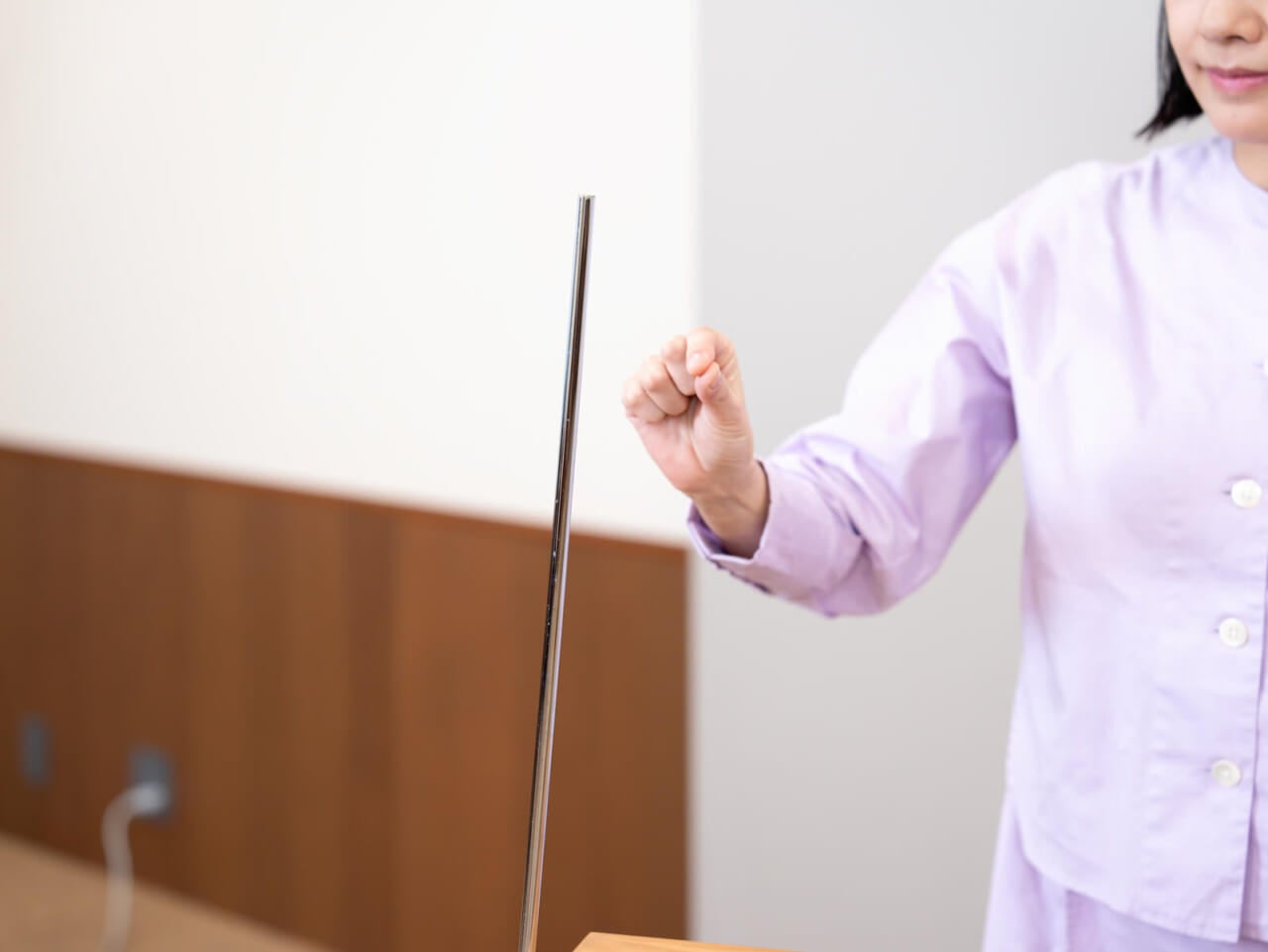 ▲近づくと高い音に。