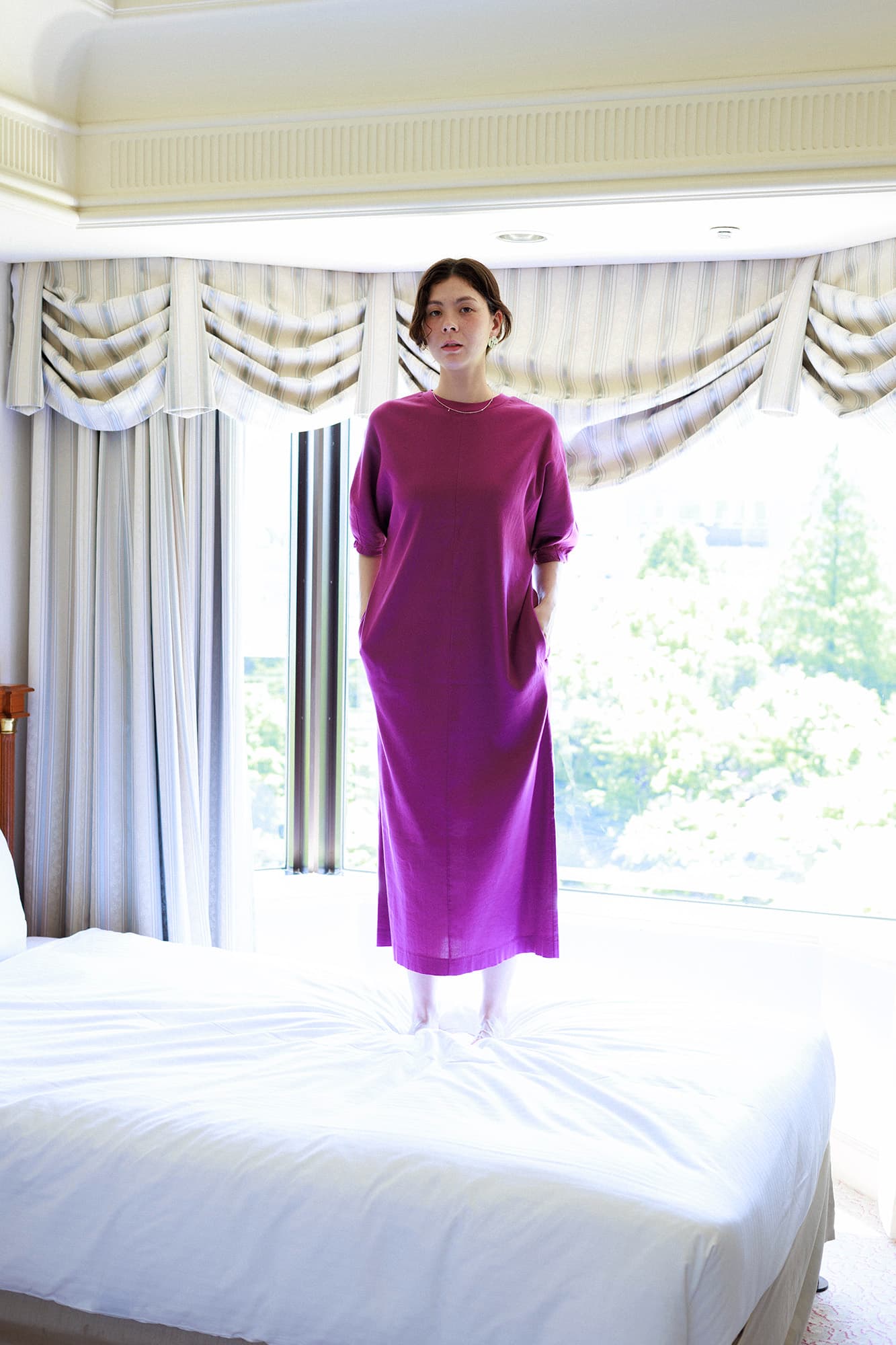 生活のたのしみ展先行発売 轟木節子がつくる、気持ちのいい服。ビワ