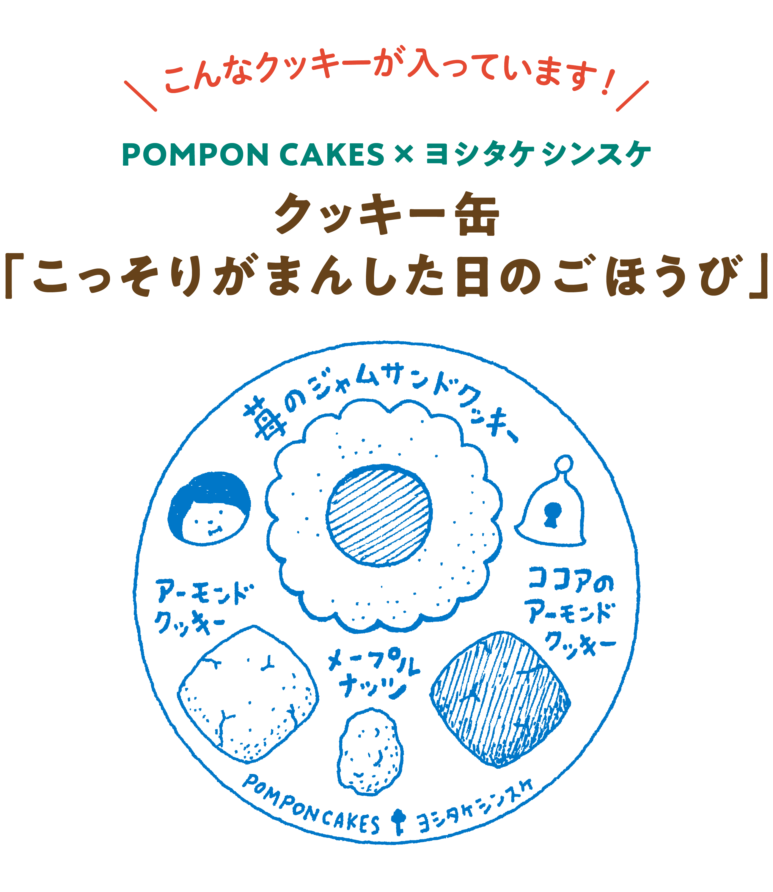 こんなクッキーが入っています