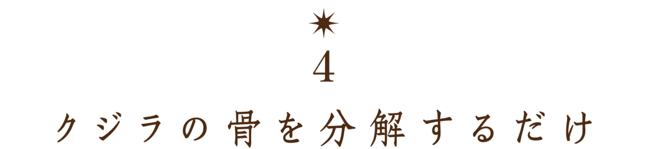 【第４回】 クジラの骨を分解するだけ