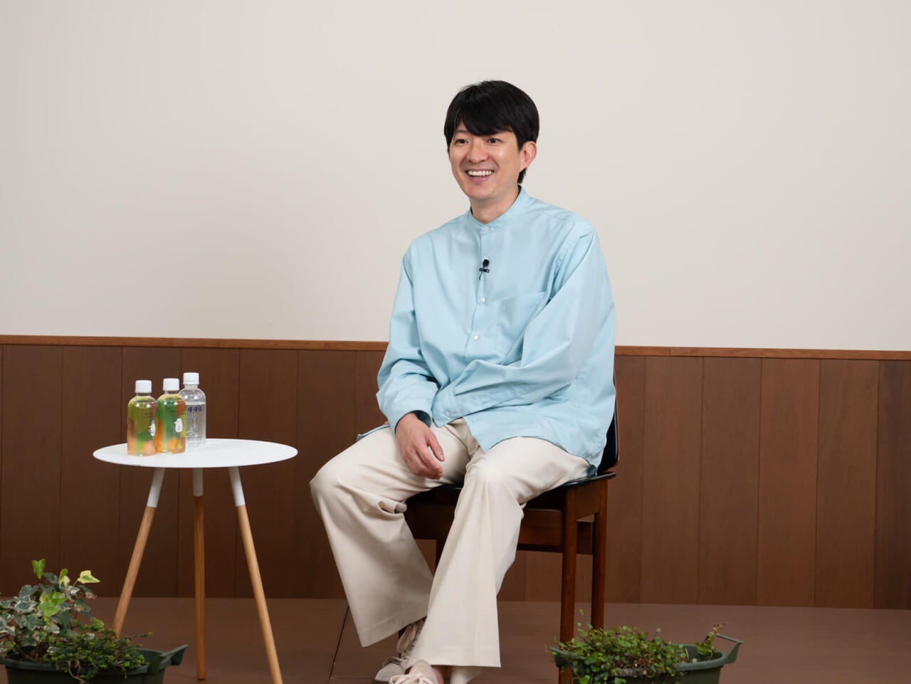 インタビューを受けている澤田さん